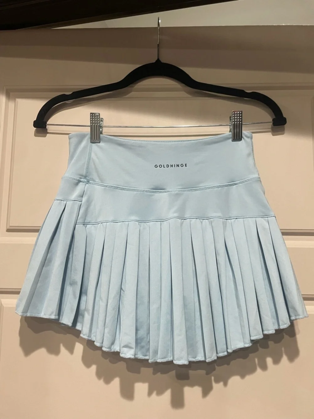 Gold Hinge Aqua Sky Pleated Tennis Skirt - Picture 3 of 3